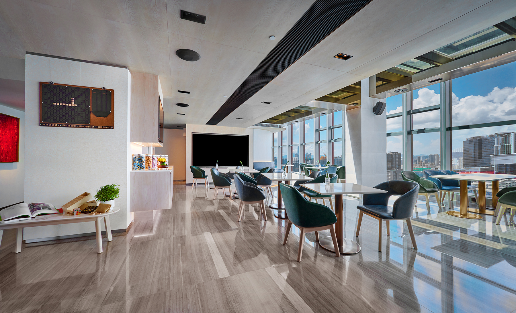 Hotel Communal Club Lounge | Nina Hotel Kowloon East | Nina Communal  
