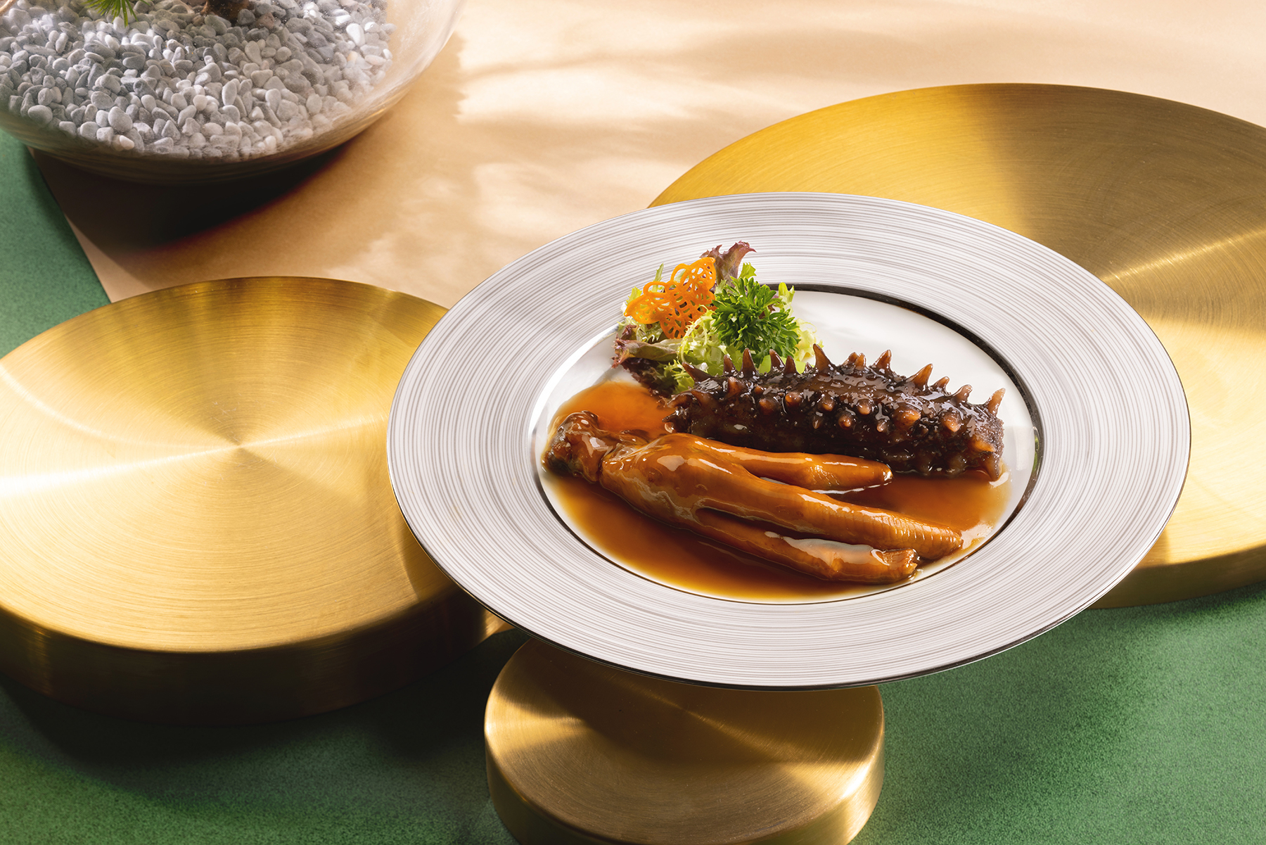 Ah Yung Kitchen Braised Dried Kanto Sea Cucumber with Goose Web